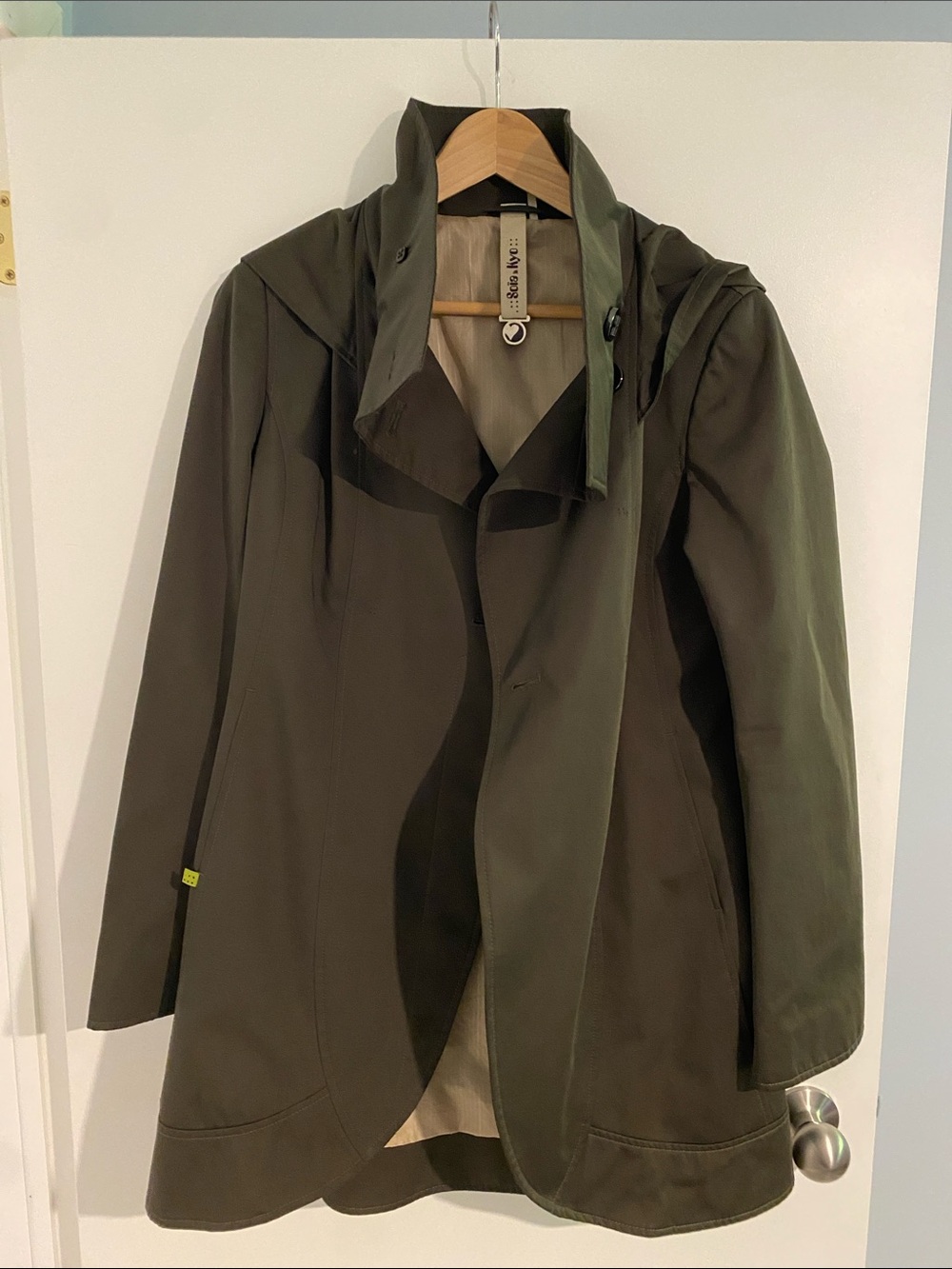 Soia & Kyo Stylish Olive Green Coat
